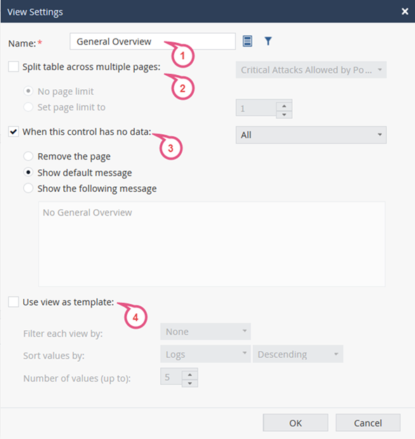 View Settings