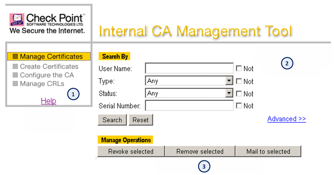 ICA Management Tool 포털